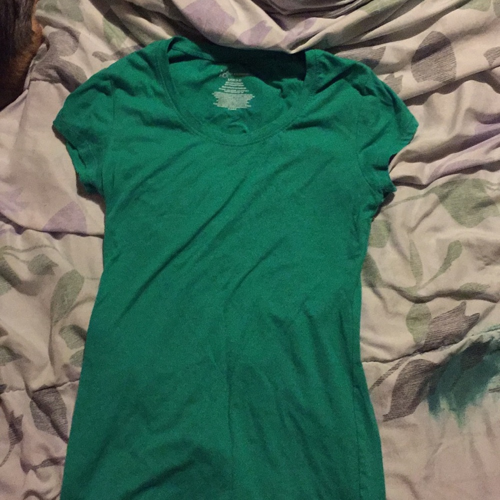Green shirt